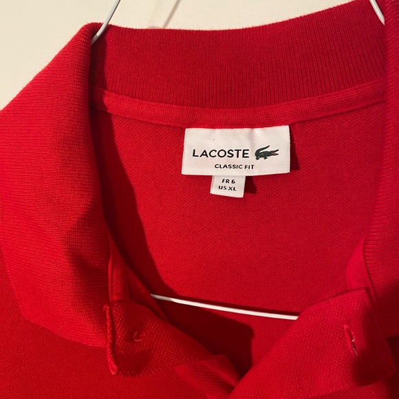Red Izod Lacoste Polo Shirt - XL - Picture 3 of 3